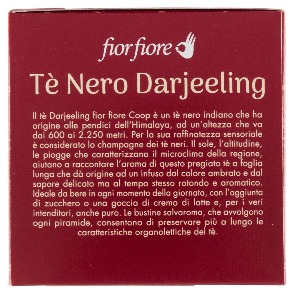 TE' NERO DARJEELING  FIOR FIORE COOP SCATOLA 15 FILTRI  G 30 - 6