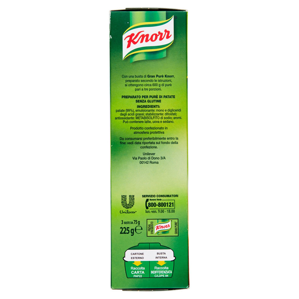 PURE' KNORR  SCATOLA  PZ 3 G 225 - 4