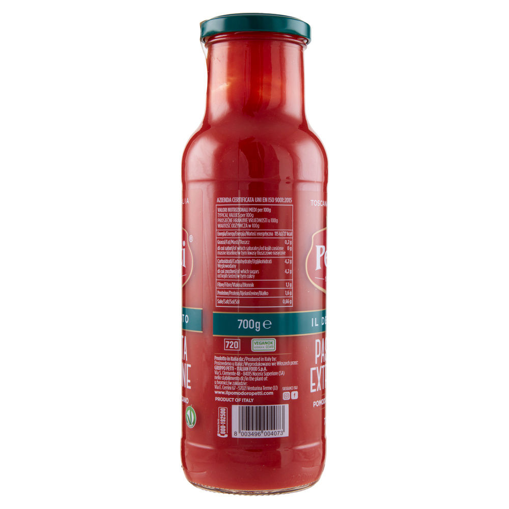 PASSATA CLASSICA  EXTRA FINE IL DELICATO PETTI BOTTIGLIA G 700 - 7