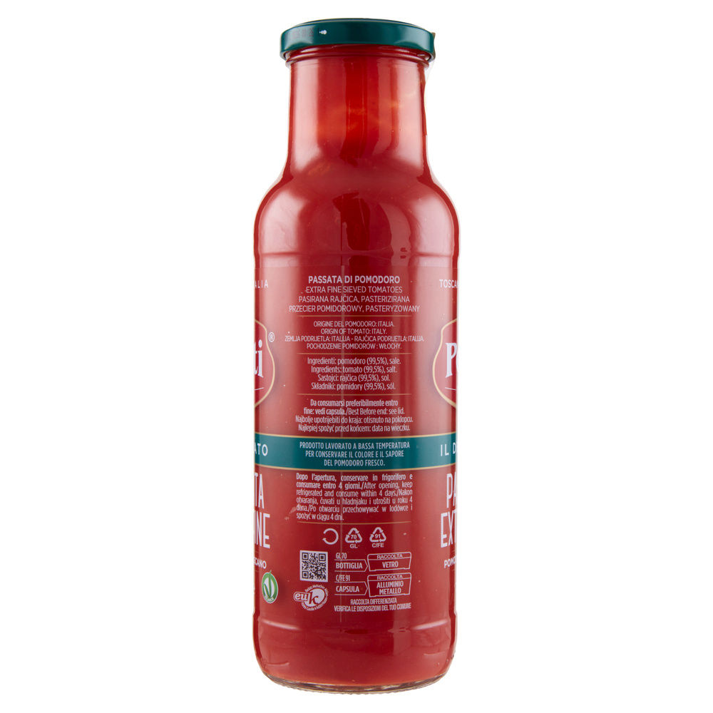 PASSATA CLASSICA  EXTRA FINE IL DELICATO PETTI BOTTIGLIA G 700 - 4