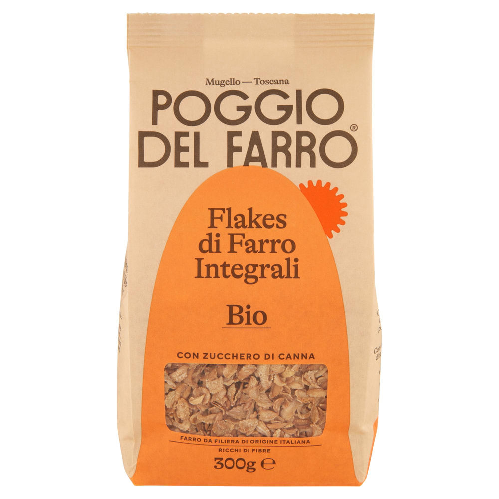 CORN FLAKES DI FARRO BIOLOGICO POGGIO DEL FARRO BUSTA G 300 - 3