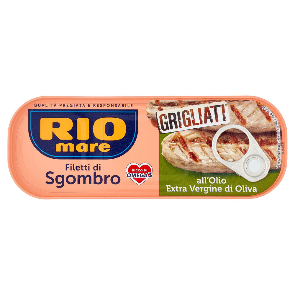 Sgombri grigliati olio extravergine rio mare lattina g 120