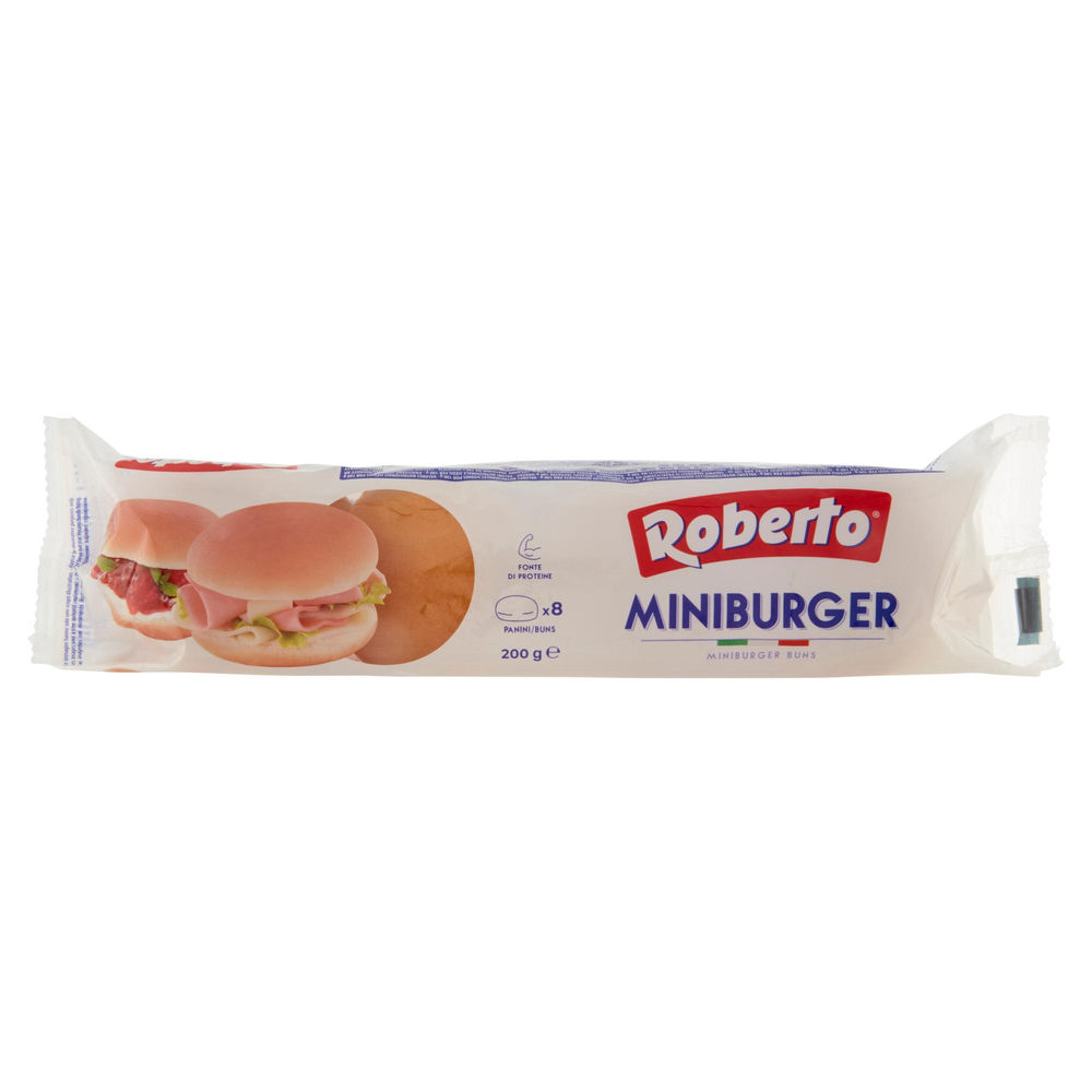 Pane per miniburger roberto sacchetto g 200