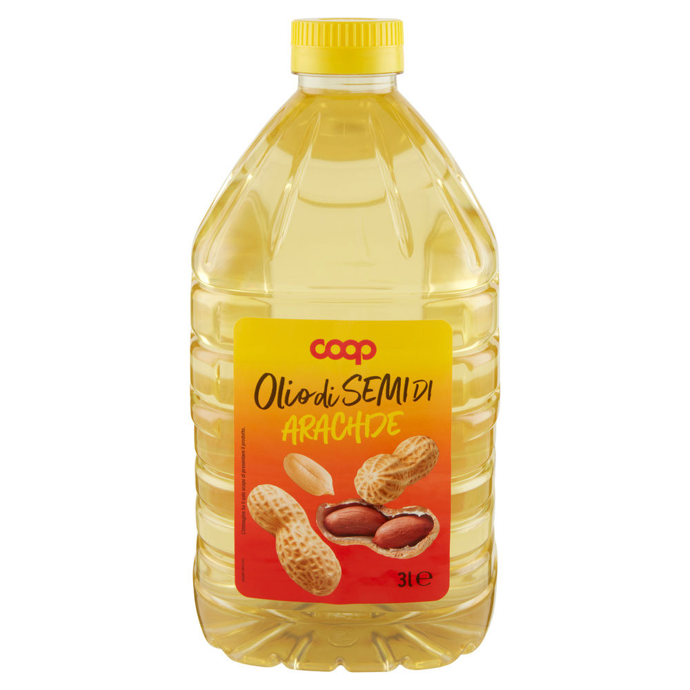 OLIO DI SEMI DI ARACHIDE COOP BOTTIGLIA  L 3 - 5