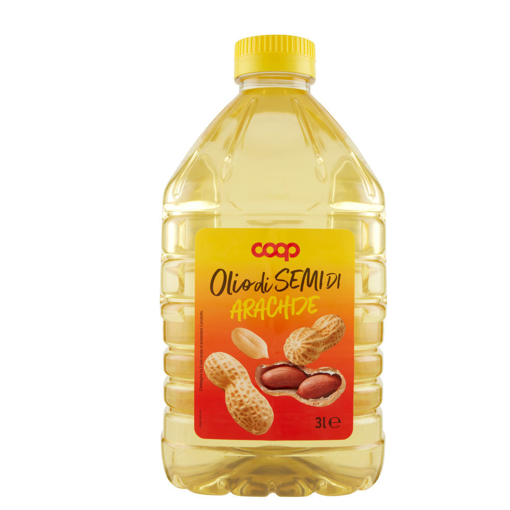 OLIO DI SEMI DI ARACHIDE COOP BOTTIGLIA  L 3 - 8