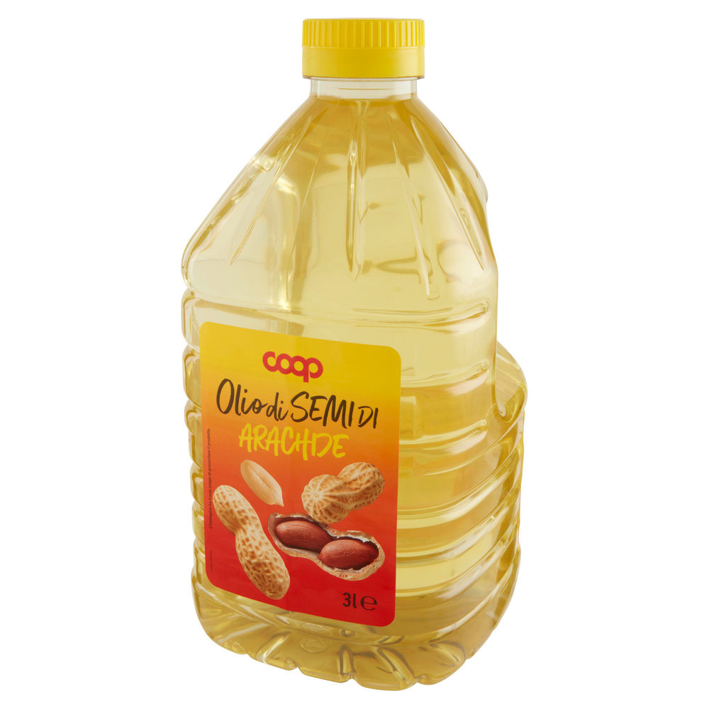 OLIO DI SEMI DI ARACHIDE COOP BOTTIGLIA  L 3 - 6