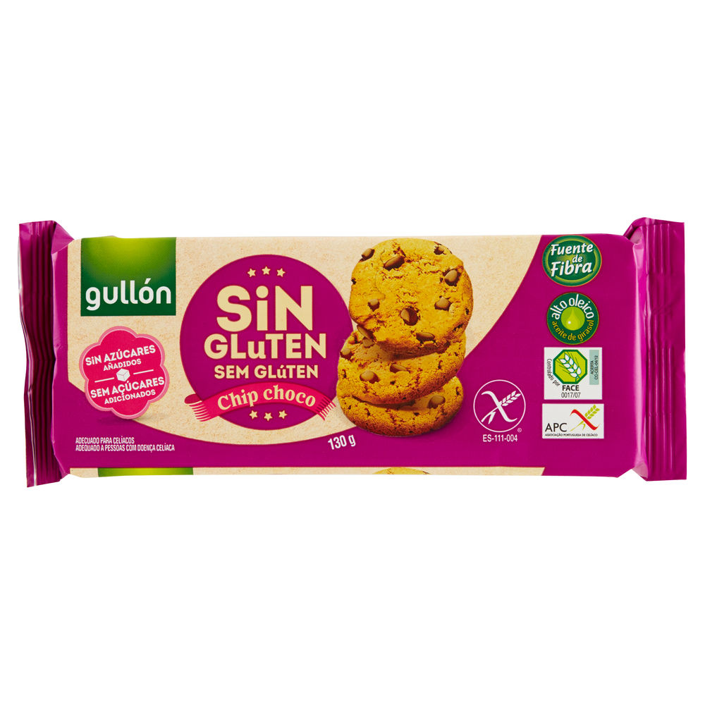 BISCOTTI ALLA CIOCCOLATA SENZA GLUTINE E SENZA ZUCCHERO GULLON G 130 - 0