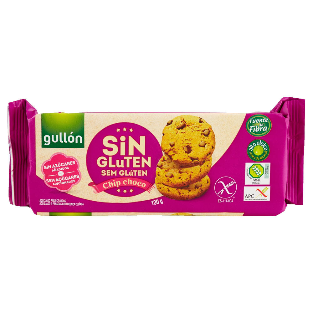 BISCOTTI ALLA CIOCCOLATA SENZA GLUTINE E SENZA ZUCCHERO GULLON G 130 - 6