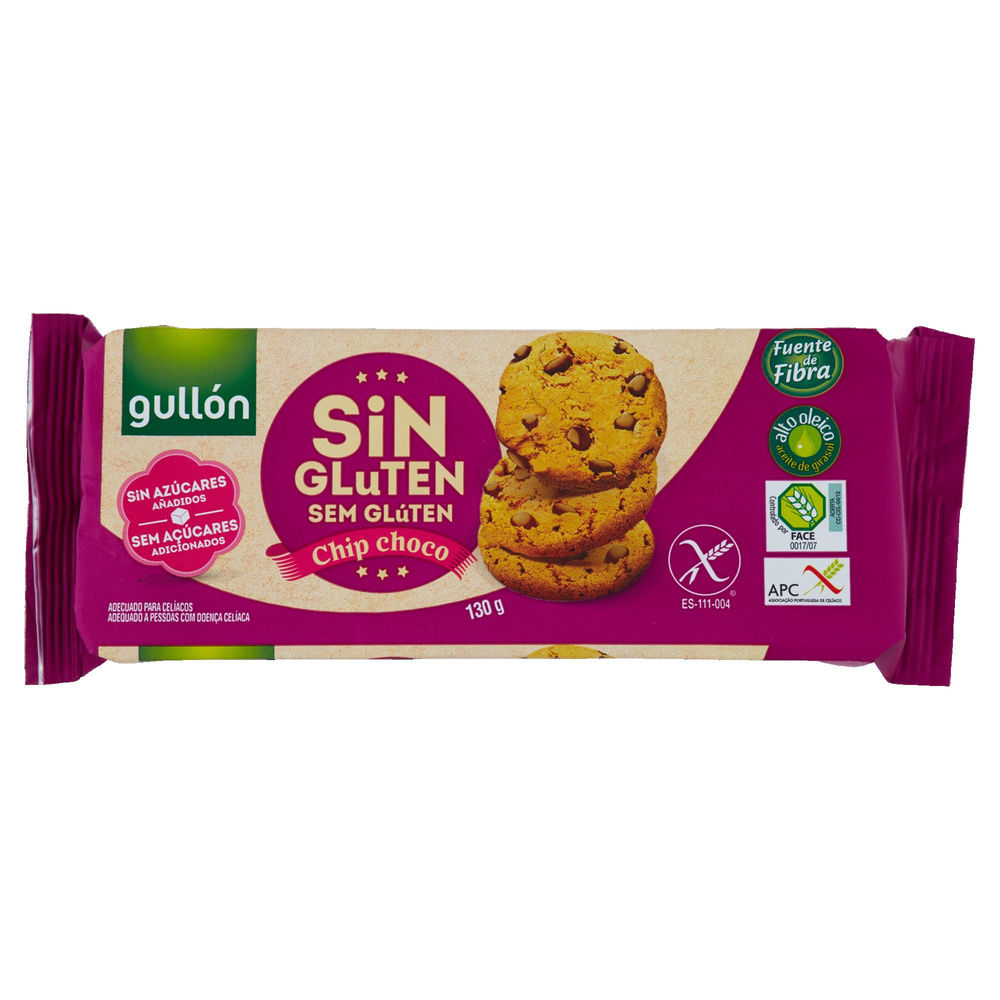 BISCOTTI ALLA CIOCCOLATA SENZA GLUTINE E SENZA ZUCCHERO GULLON G 130 - 2