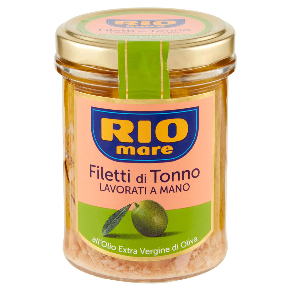 FILETTI DI TONNO IN OLIO EXTRAVERGINE OLIVA RIO MARE VASO VETRO G 180 - 5