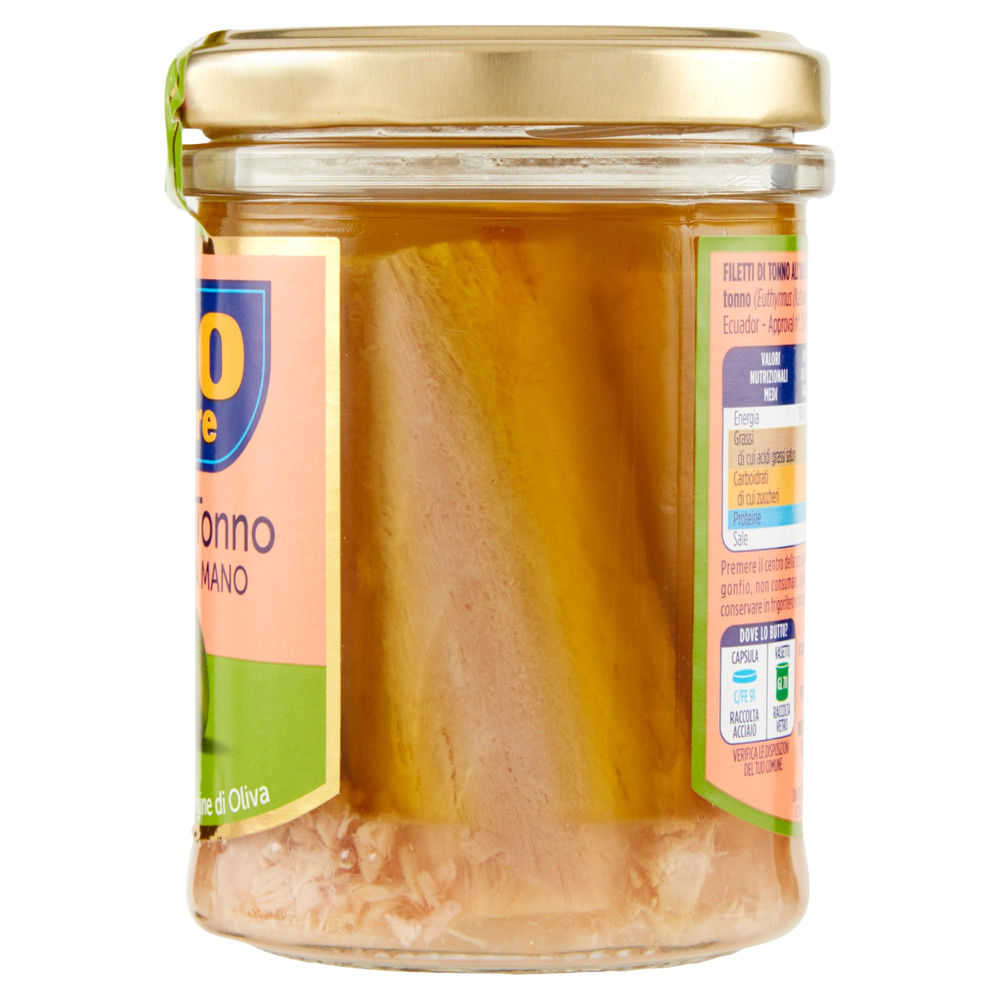 FILETTI DI TONNO IN OLIO EXTRAVERGINE OLIVA RIO MARE VASO VETRO G 180 - 7