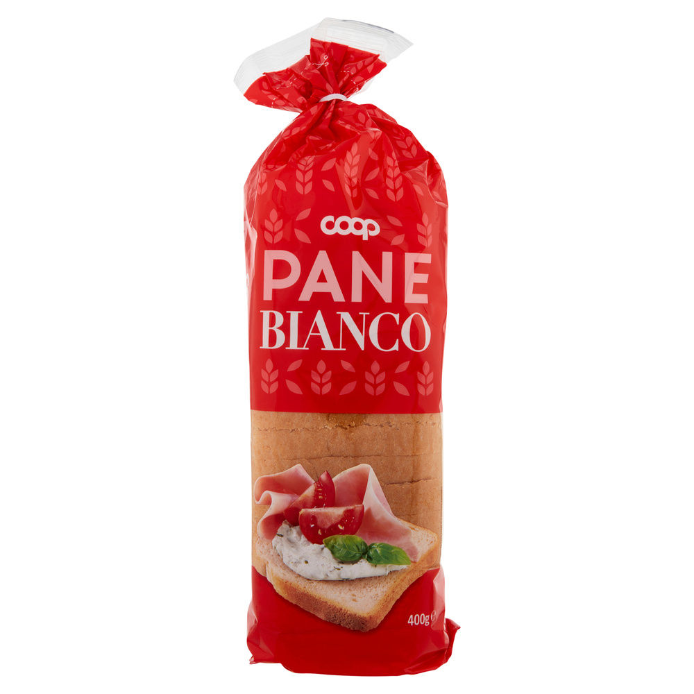 Pane bianco coop sacchetto g 400