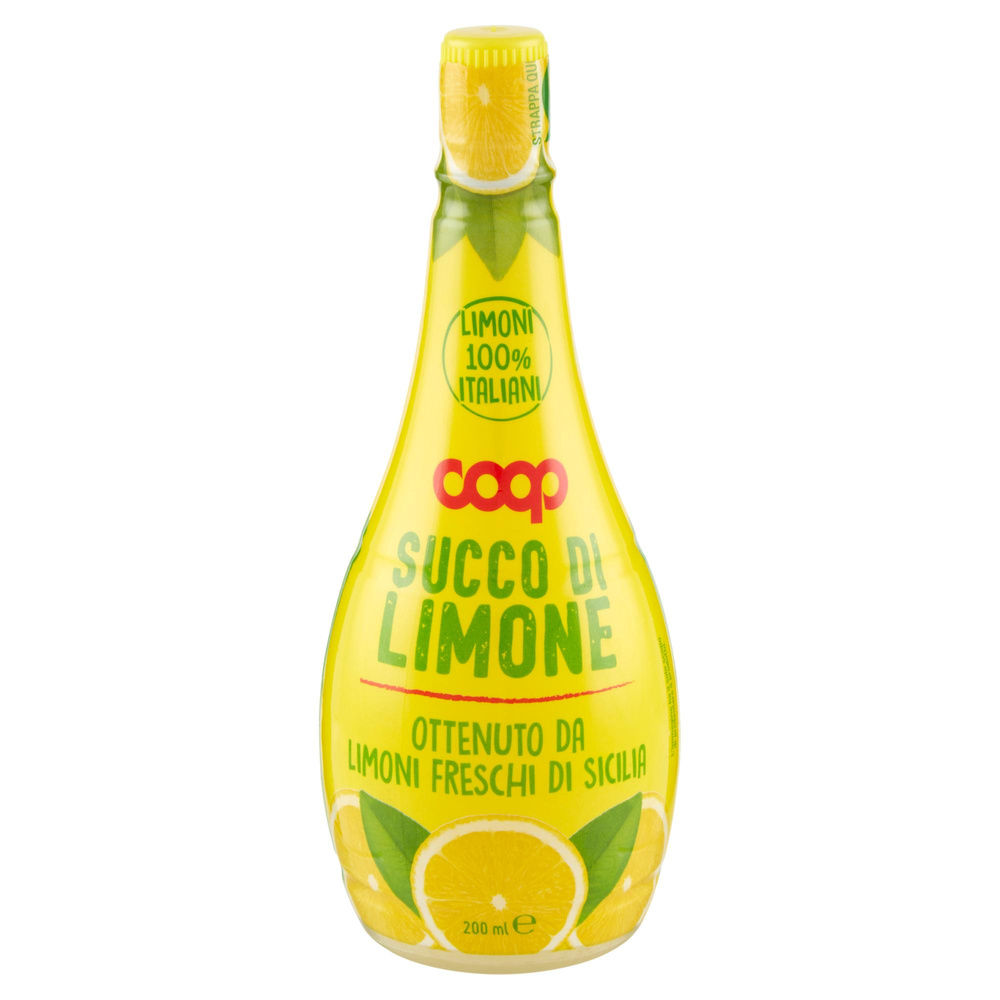 SUCCO DI LIMONE COOP BOTTIGLIA SLEEVE ML 200 - 2