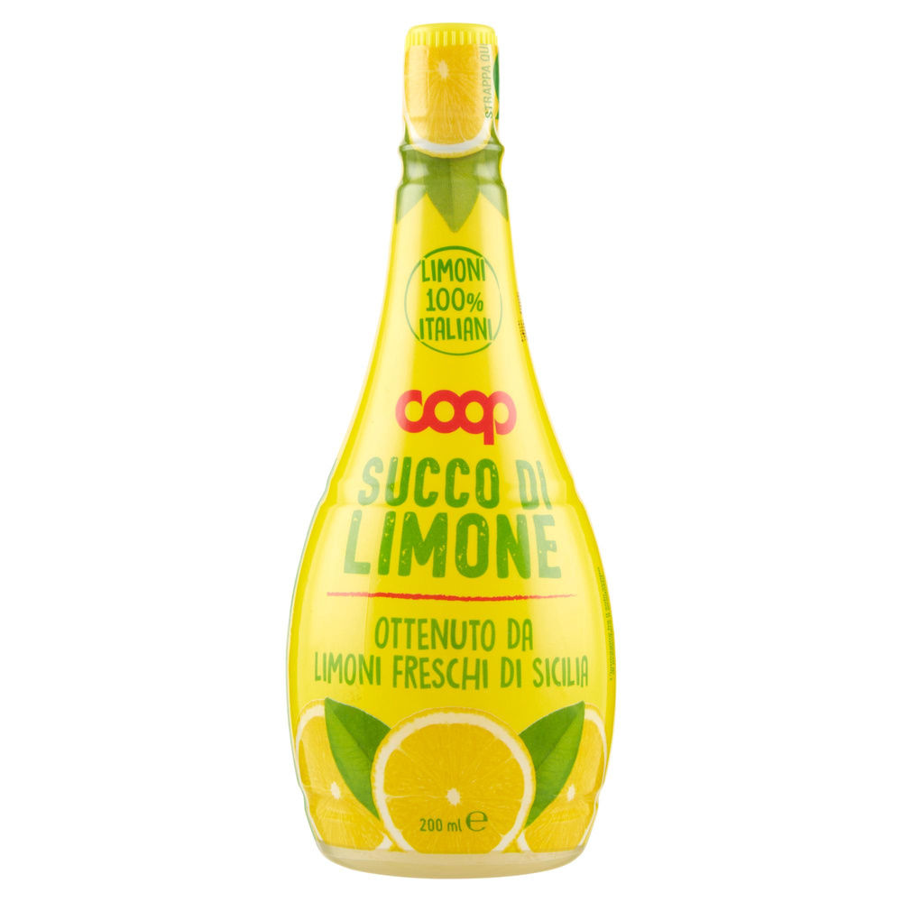 SUCCO DI LIMONE COOP BOTTIGLIA SLEEVE ML 200 - 3