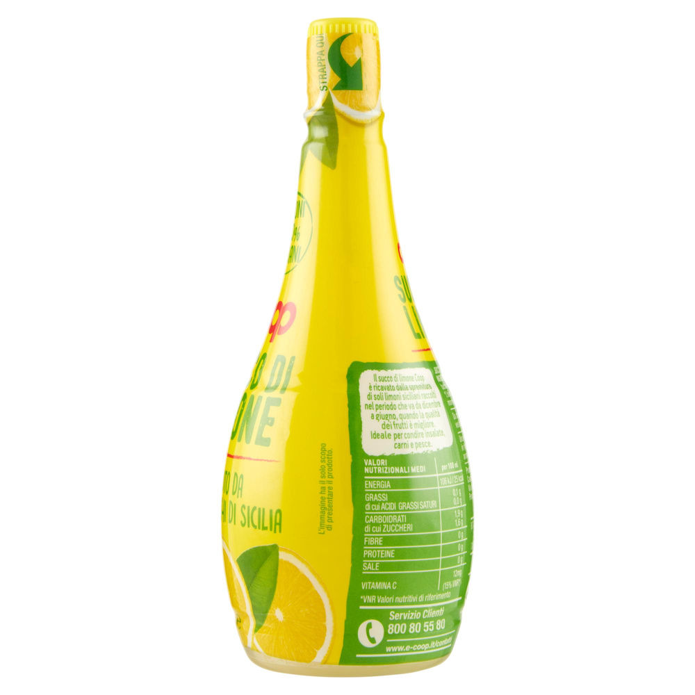 SUCCO DI LIMONE COOP BOTTIGLIA SLEEVE ML 200 - 7