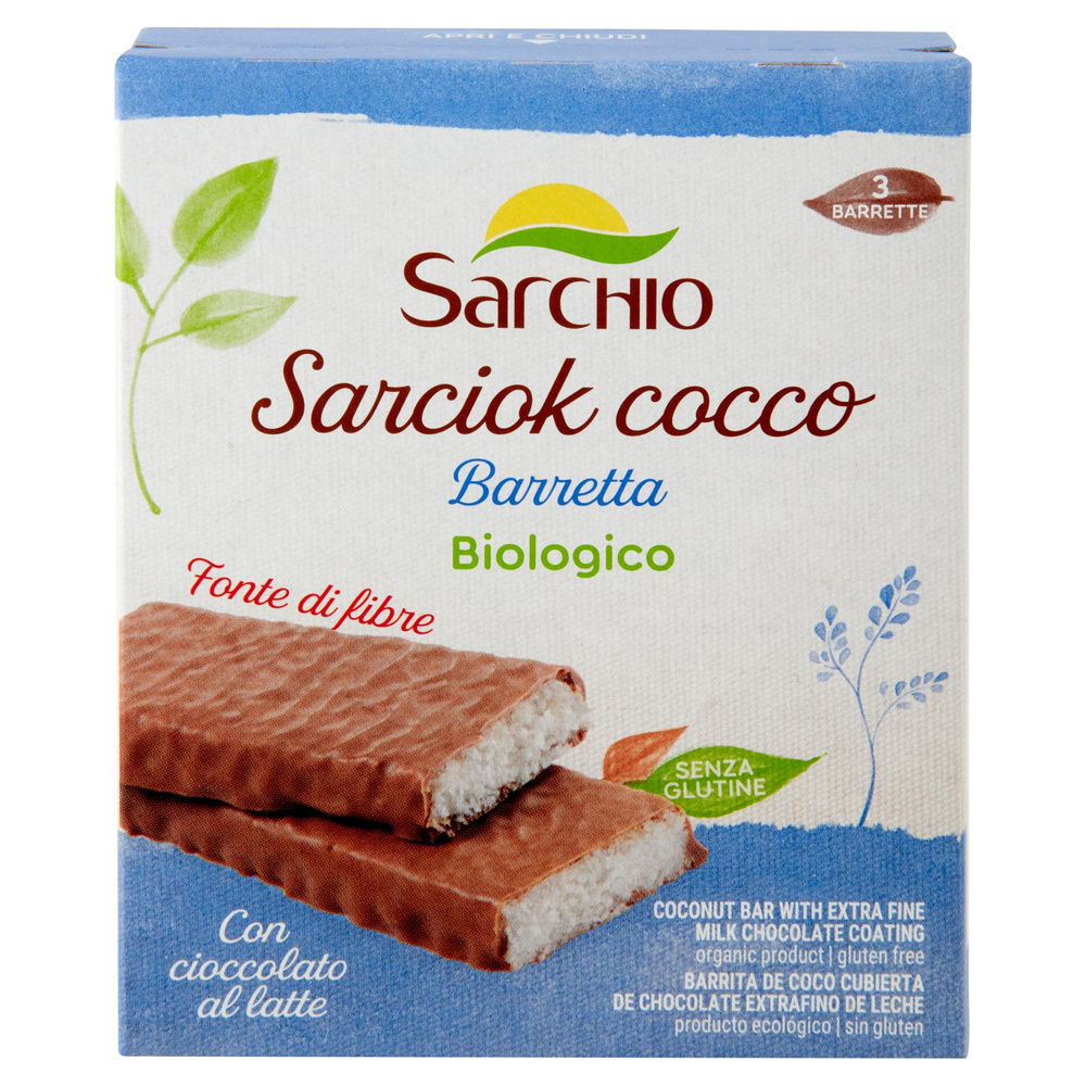 SARCIOK COCCO EXOTIC BIOLOGICO SENZA GLUTINE SCATOLA G 90 - 6