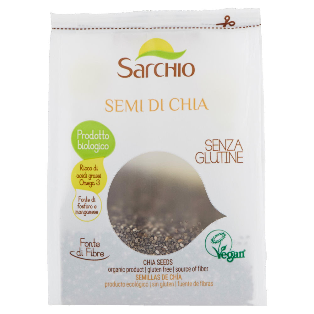 SEMI DI CHIA SENZA GLUTINE BIOLOGICI SARCHIO G 100 - 2