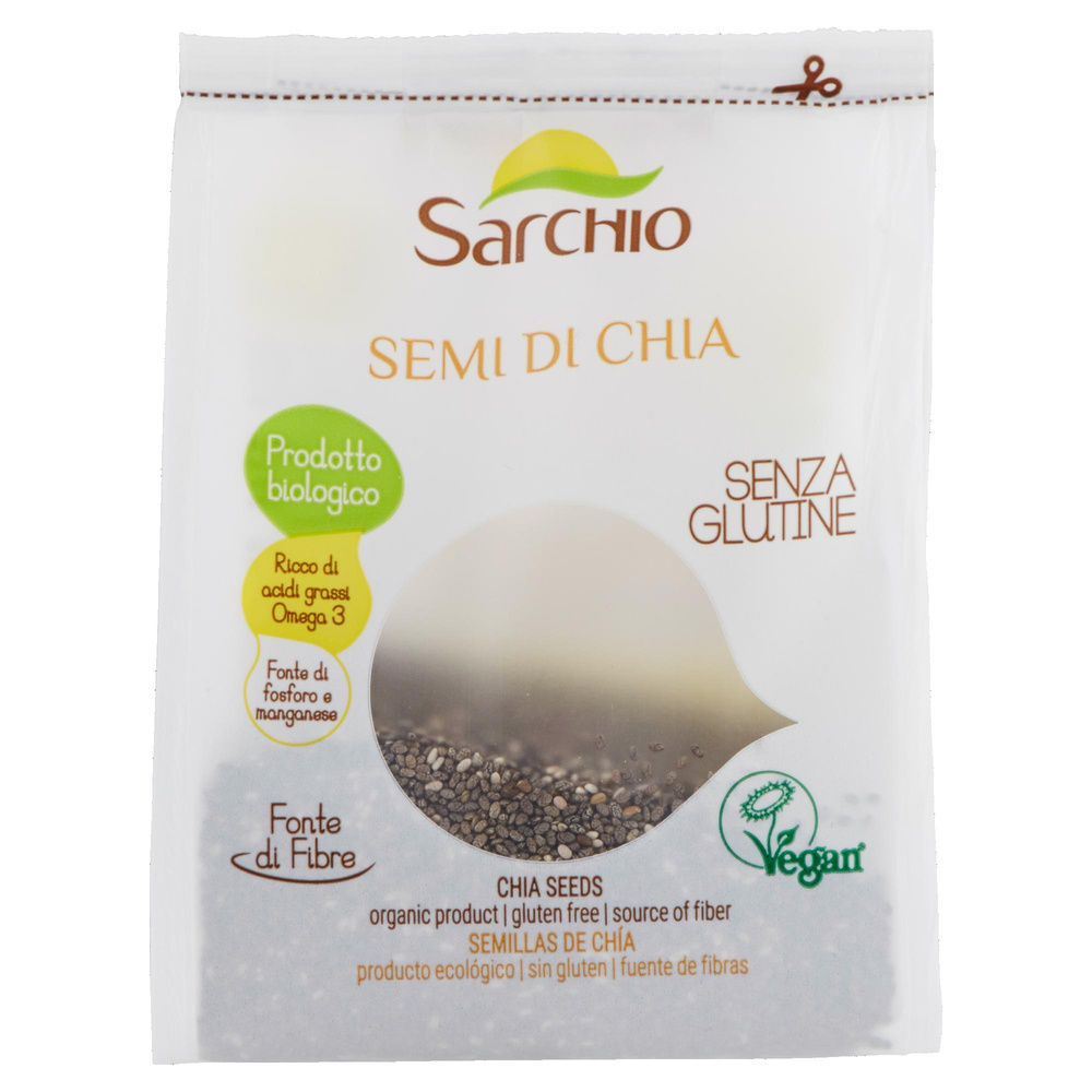 SEMI DI CHIA SENZA GLUTINE BIOLOGICI SARCHIO G 100 - 3