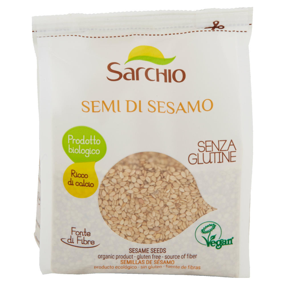 SEMI DI SESAMO SENZA GLUTINE BIOLOGICI SARCHIO G 180 - 2