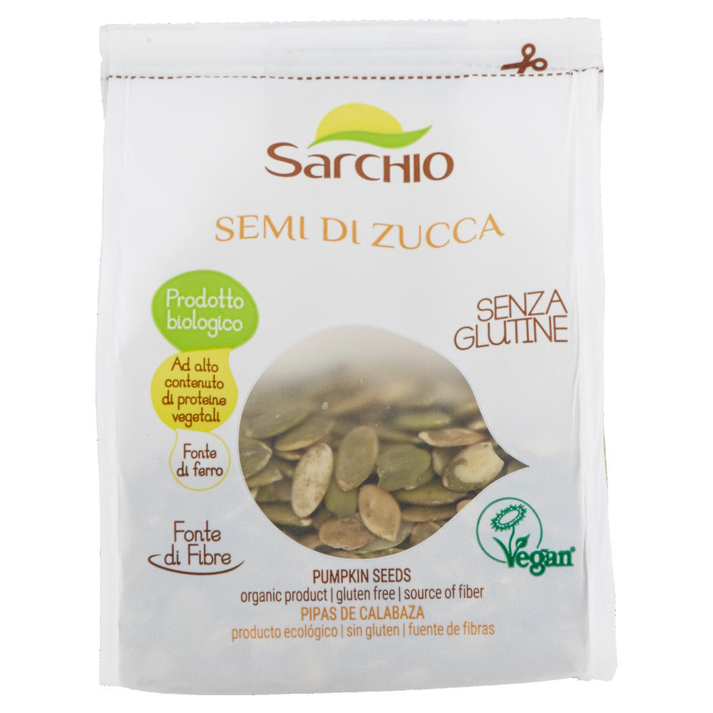 SEMI DI ZUCCA SENZA GLUTINE BIOLOGICI SARCHIO G 150 - 2