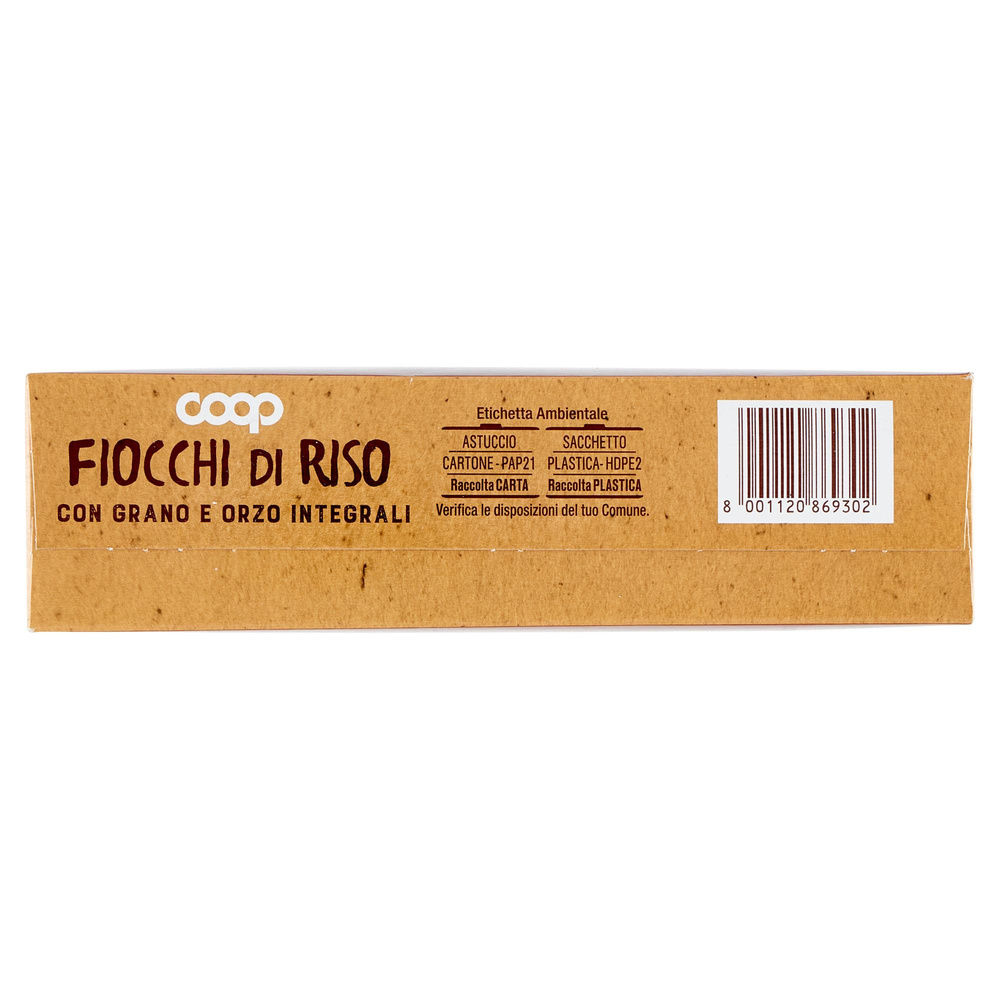 FIOCCHI DI RISO C/FRUMENTO INT. ORZO INT.C/CIOCCOLATO FOND.COOP SCATOLA  G  300 - 7