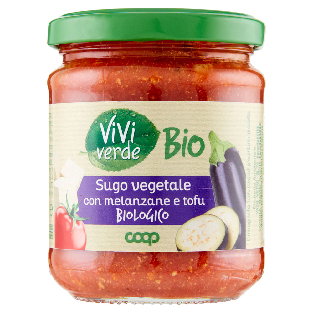 SUGO VEGANO CON TOFU E MELANZANE VIVIVERDE BIO COOP G 180 - 0