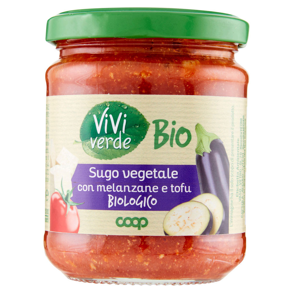 SUGO VEGANO CON TOFU E MELANZANE VIVIVERDE BIO COOP G 180 - 3