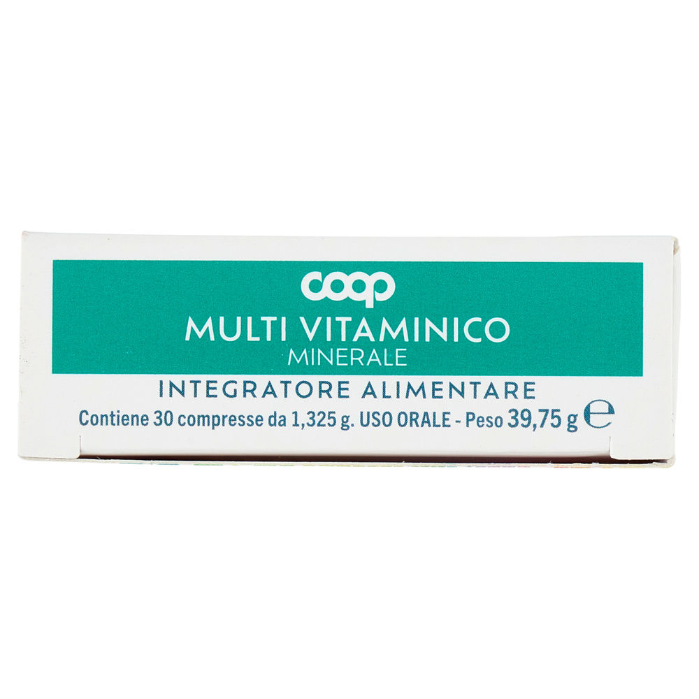 INTEGRATORE MULTIVITAMINICO MINERALE COOP SCATOLA  30 COMPRESSE G.39,75 - 6