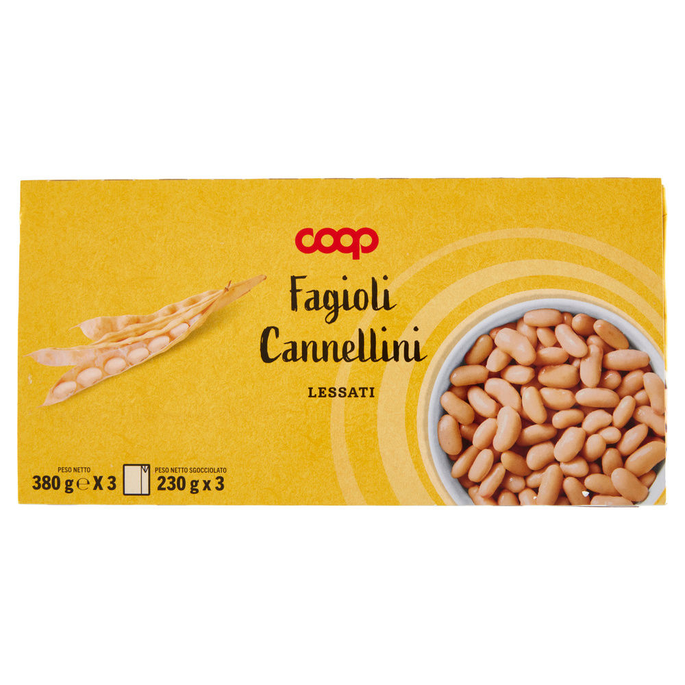 FAGIOLI CANNELLINI LESSATI COOP COMBISAFE  G 380X3 SGOCC. G 230X3 - 2