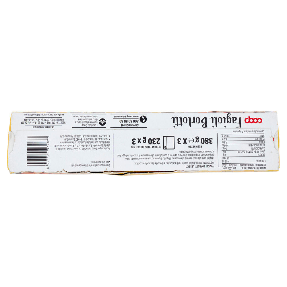 FAGIOLI BORLOTTI LESSATI COOP COMBISAFE G380X3 SGOCC.G.230X3 - 6