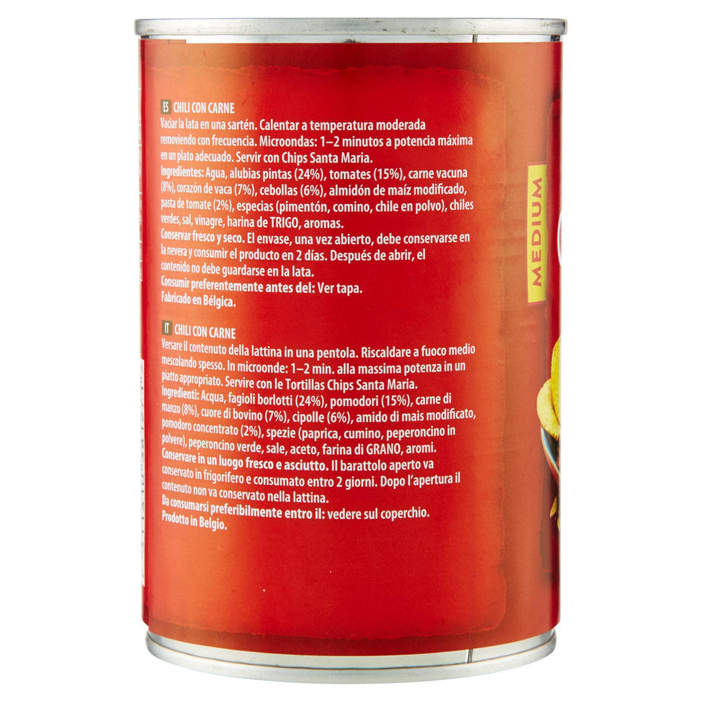 CHILI CON CARNE SANTA MARIA BARATTOLO G 410 - 4