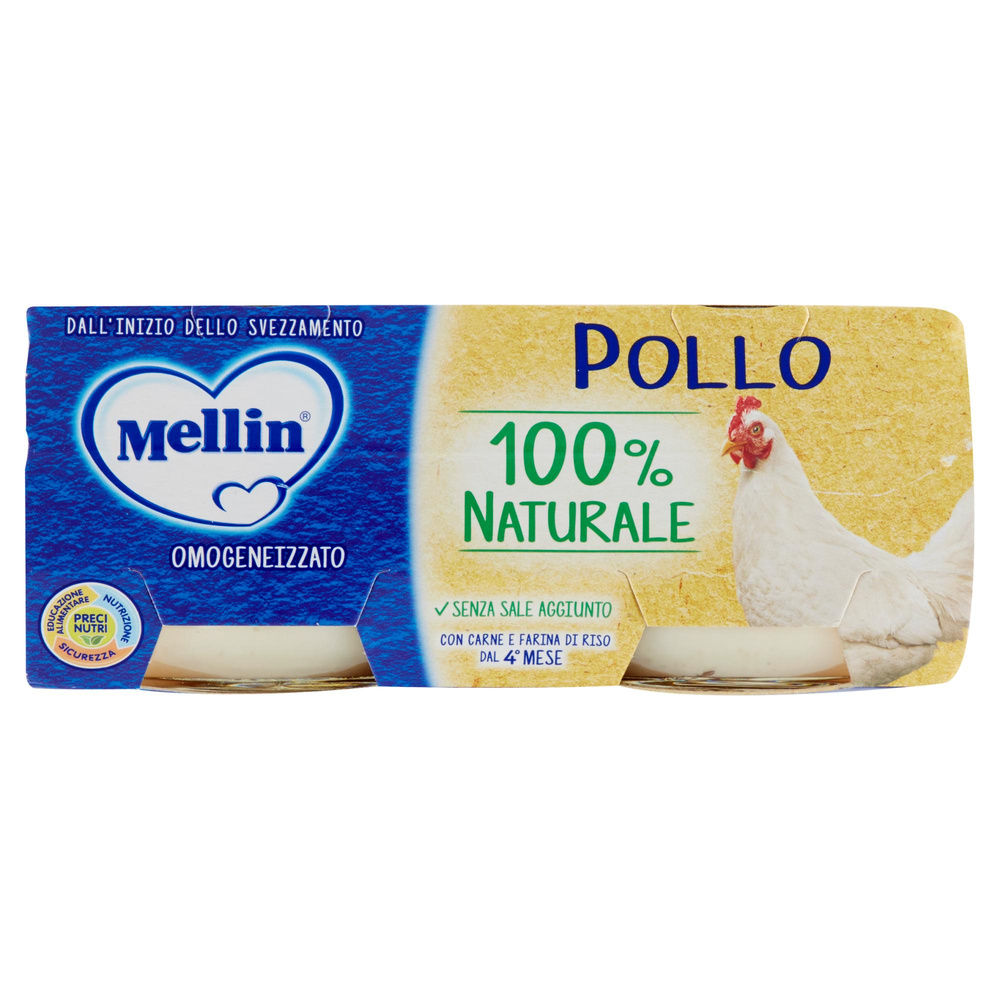 OMOGENEIZZATO POLLO MELLIN CLUSTER PZ.2XG 80 - 2