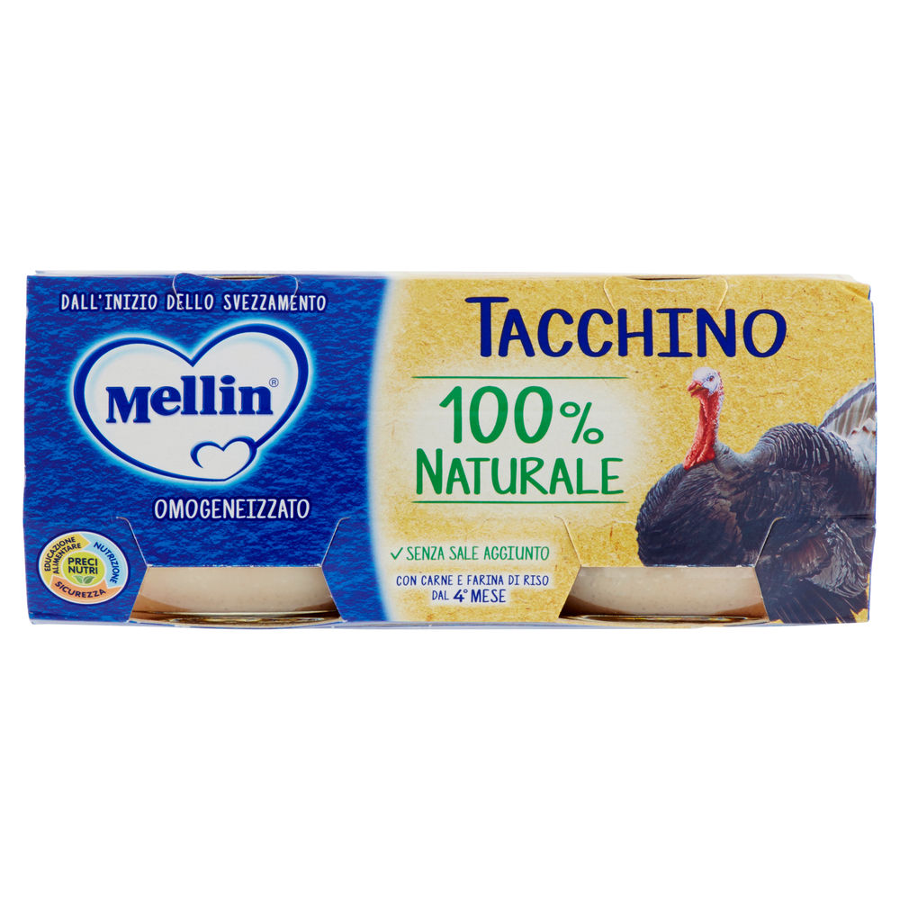 OMOGENEIZZATO TACCHINO MELLIN CLUSTER PZ.2XG 80 - 0