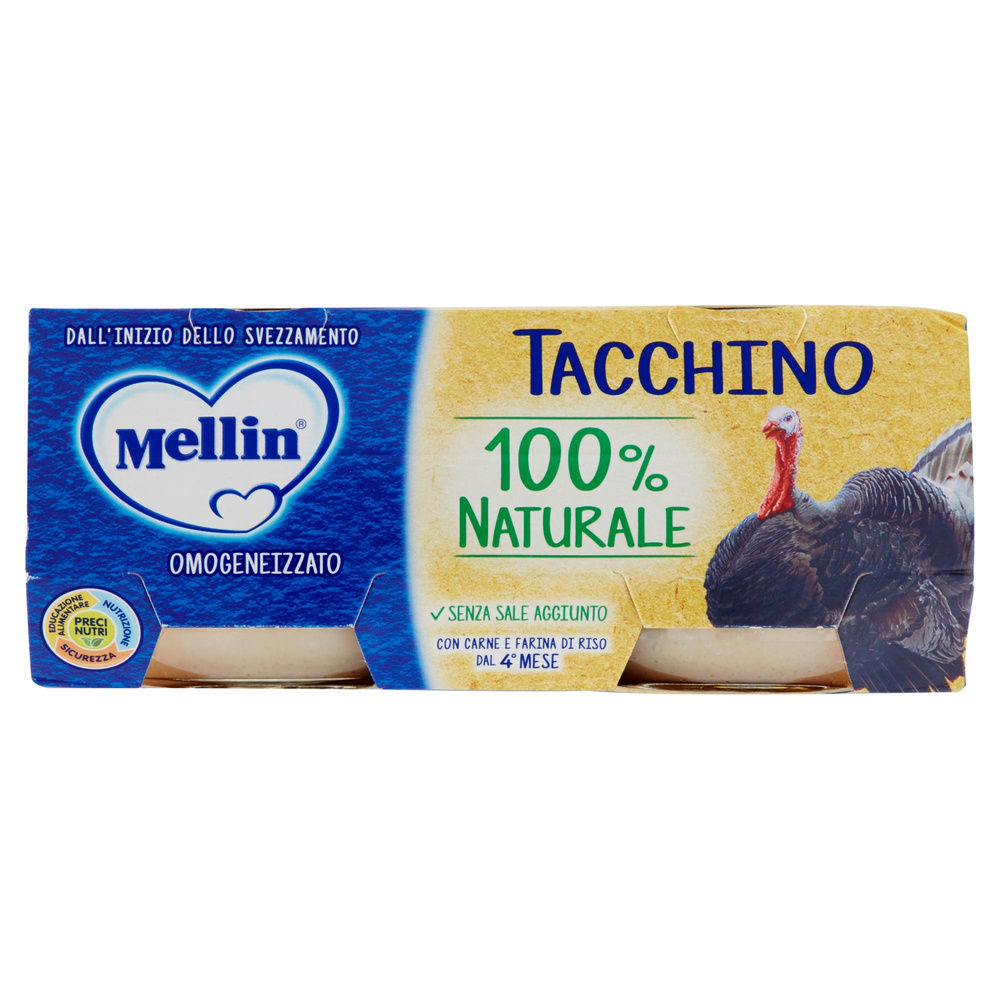OMOGENEIZZATO TACCHINO MELLIN CLUSTER PZ.2XG 80 - 3