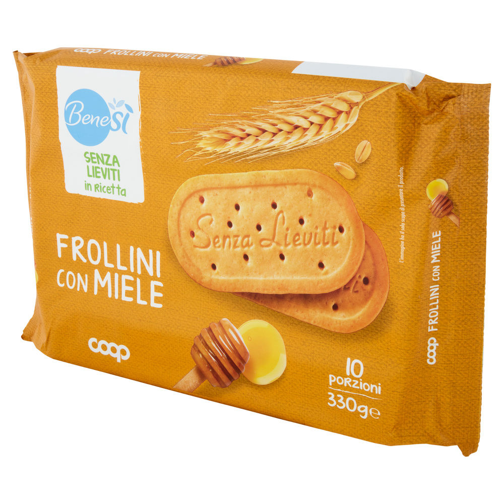 BISCOTTI FROLLINI SENZA LIEVITO  BENESÌ COOP FLOW PACK GR.330 - 2