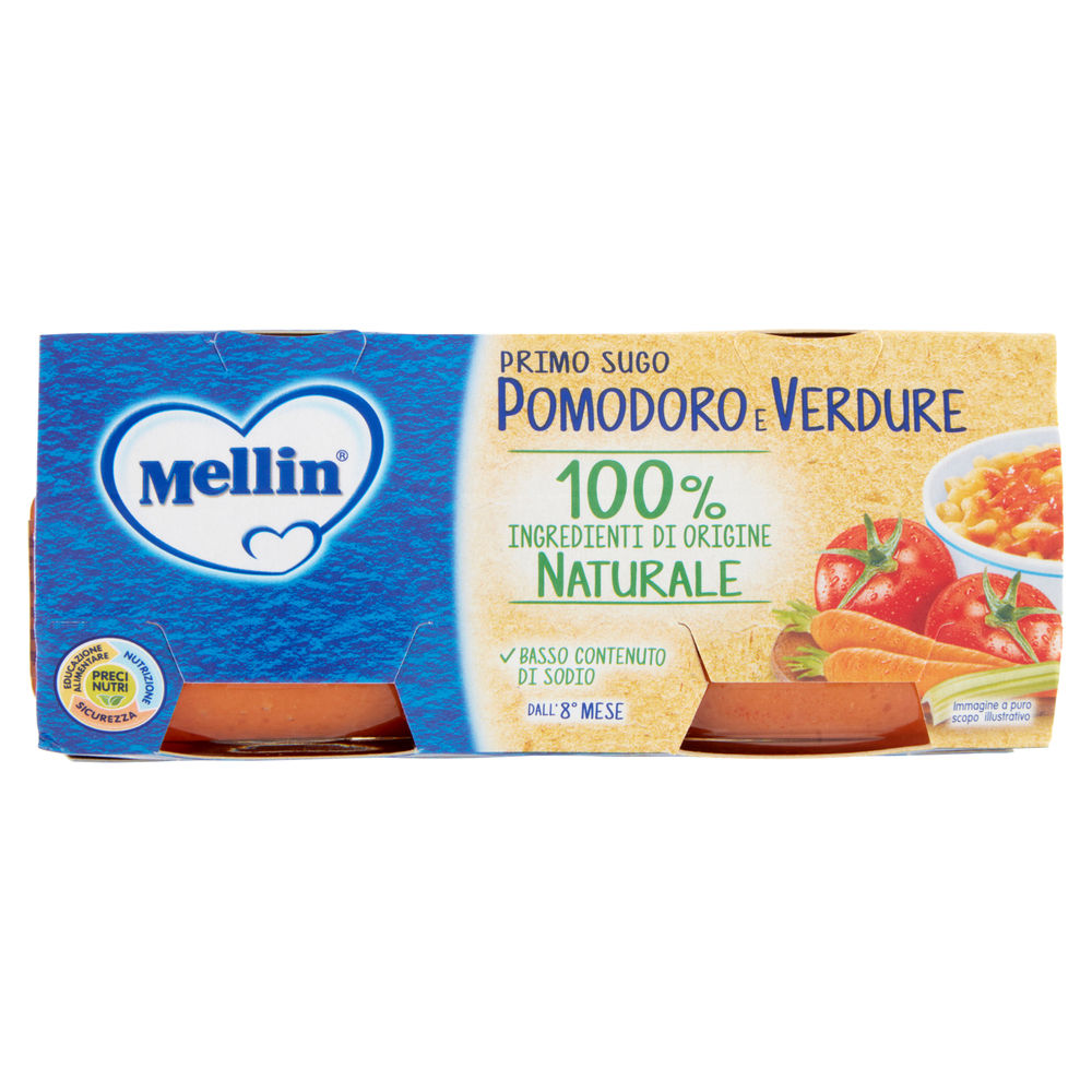 PRIMO SUGO POMODORO  MELLIN VASETTO G 80X2 - 0