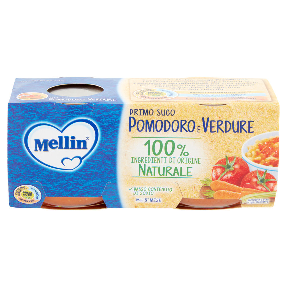 PRIMO SUGO POMODORO  MELLIN VASETTO G 80X2 - 2