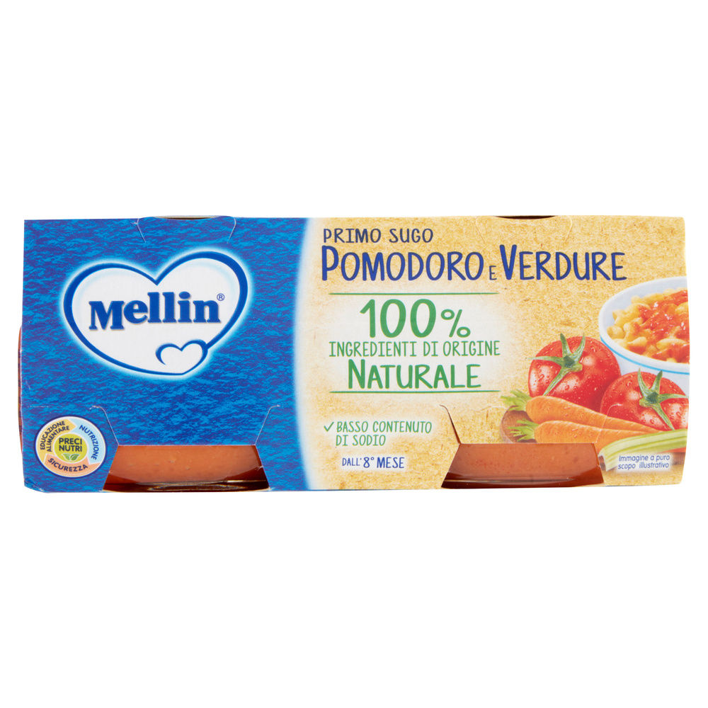 PRIMO SUGO POMODORO  MELLIN VASETTO G 80X2 - 3