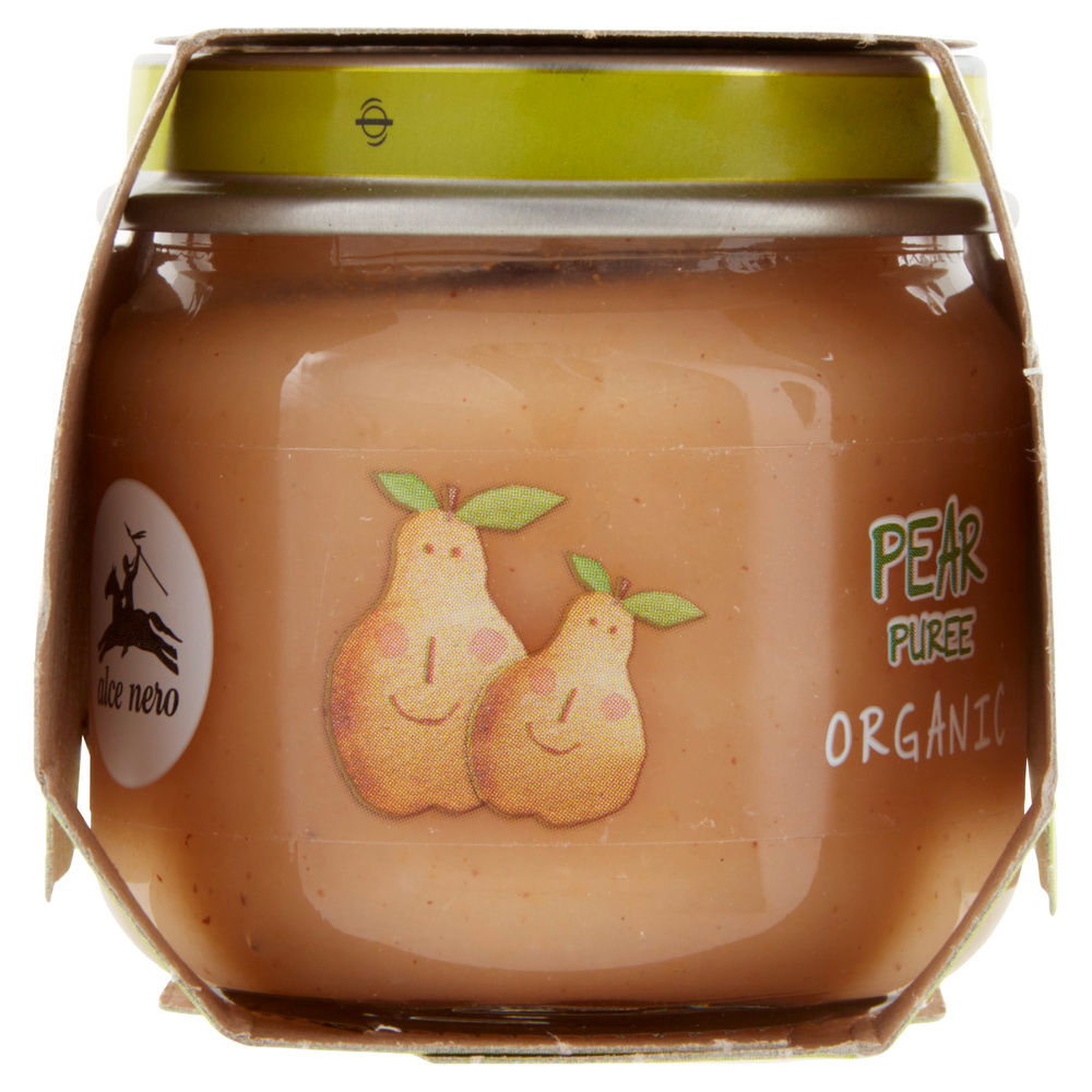 OMOGENEIZZATO DI PERA BABY FOOD BIO ALCE NERO VASO VETRO G 80X2 - 4