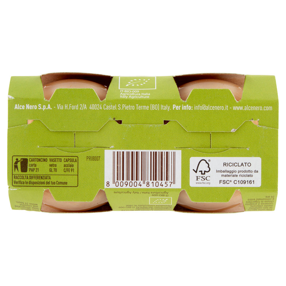 OMOGENEIZZATO DI PERA BABY FOOD BIO ALCE NERO VASO VETRO G 80X2 - 7
