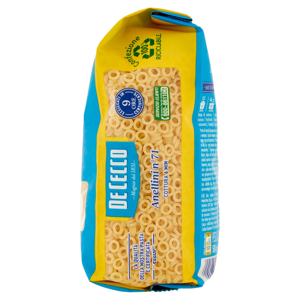 ANELLINI DI SEMOLA DE CECCO N71 SACC. G 500 - 4