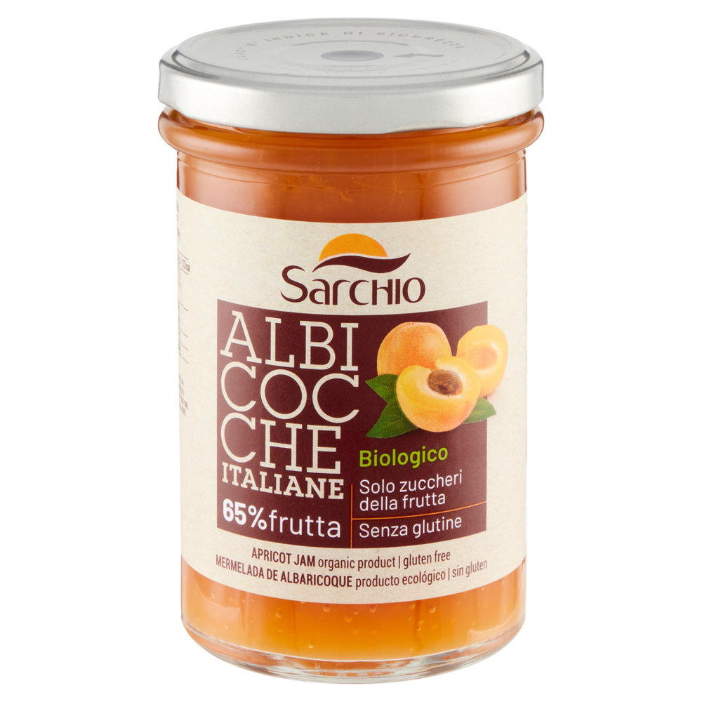 COMPOSTA DI ALBICOCCHE S/GLUTINE BIOLOGICA  SARCHIO G 320 - 2