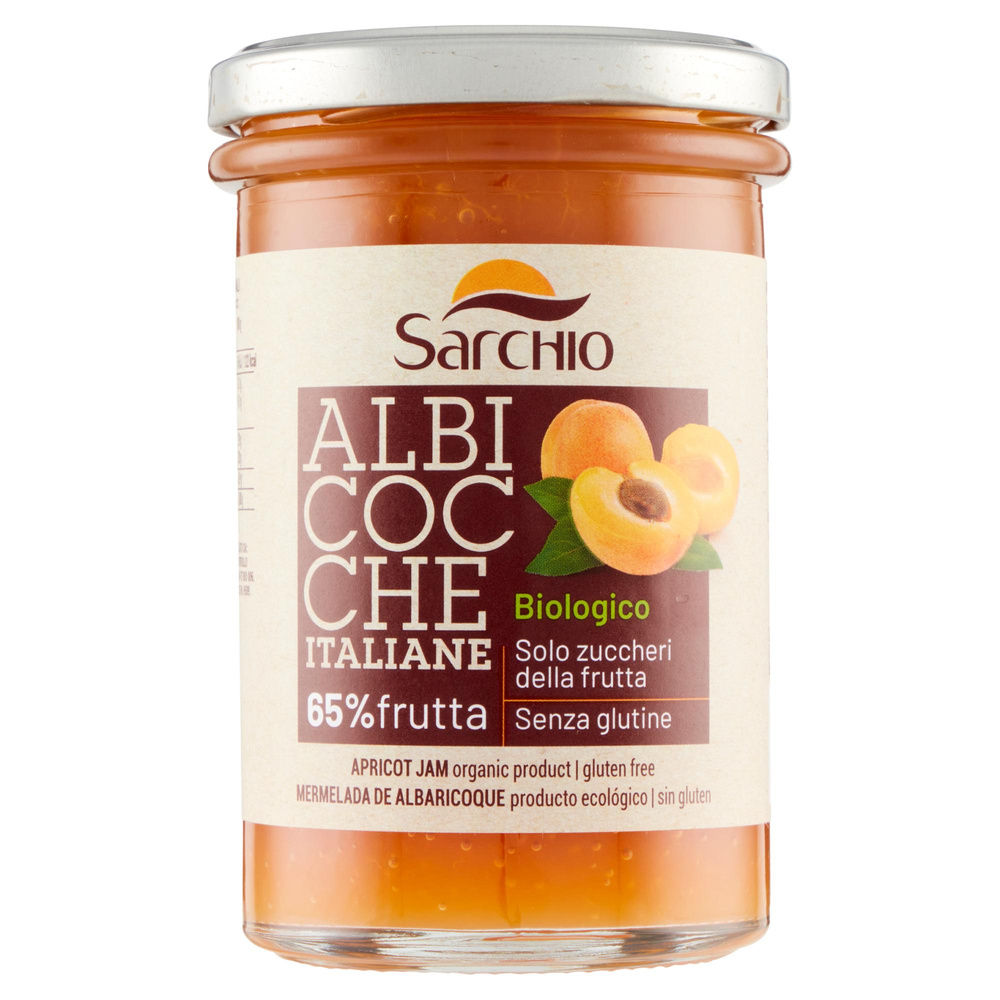 COMPOSTA DI ALBICOCCHE S/GLUTINE BIOLOGICA  SARCHIO G 320 - 6