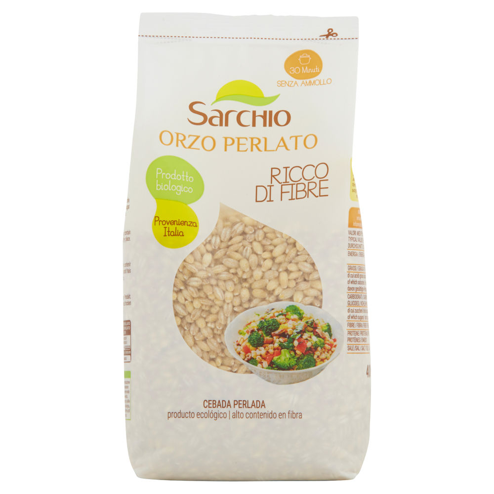 Orzo perlato biologico sarchio g 400