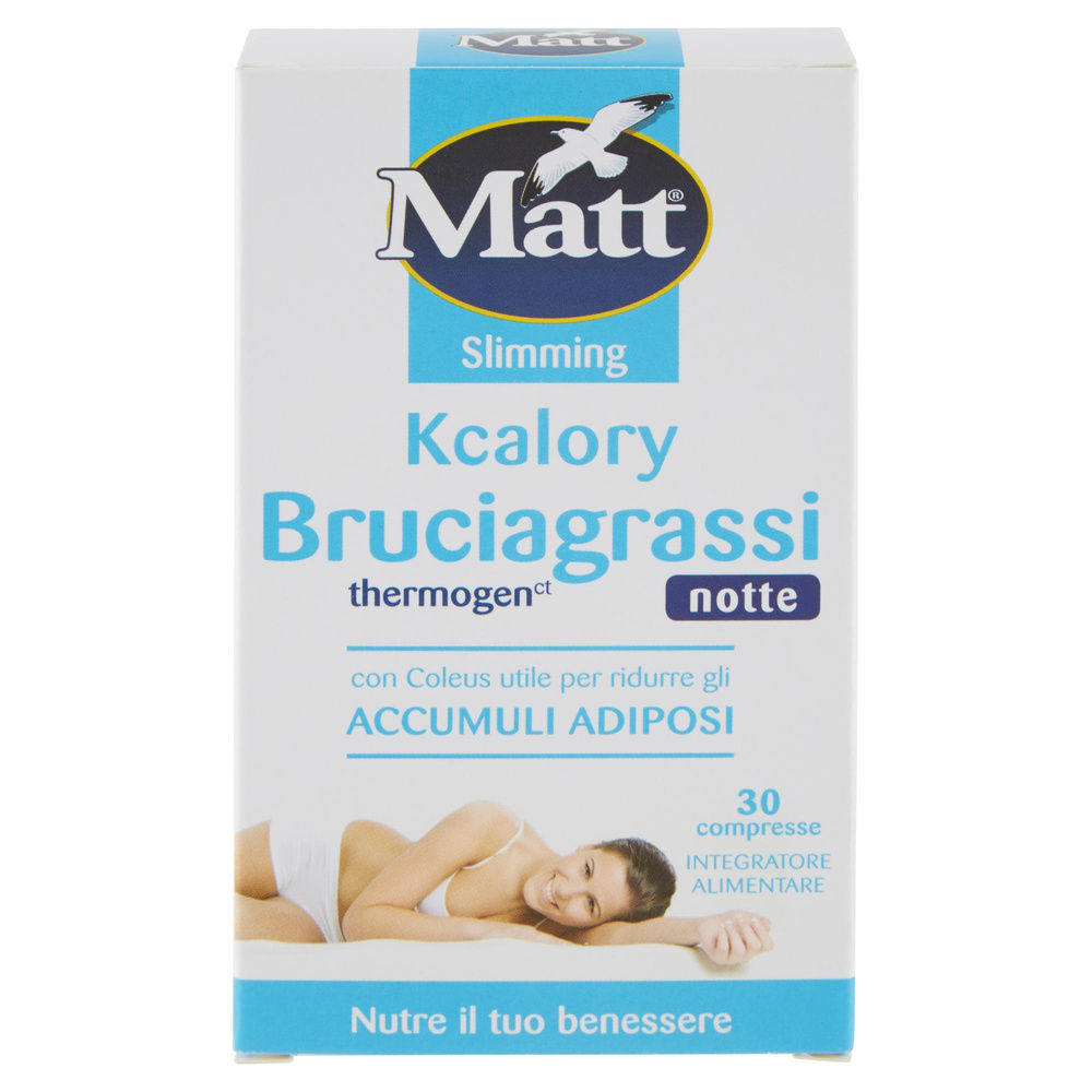 INTEGRATORE BRUCIAGRASSI THERMOGEN NOTTE MATT & DIET SCATOLA G.10,5 - 6