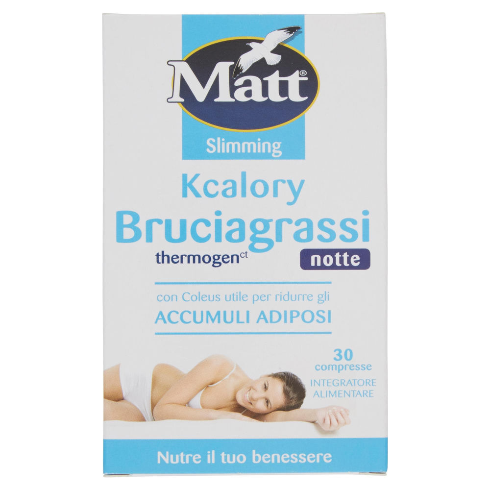 INTEGRATORE BRUCIAGRASSI THERMOGEN NOTTE MATT & DIET SCATOLA G.10,5 - 7