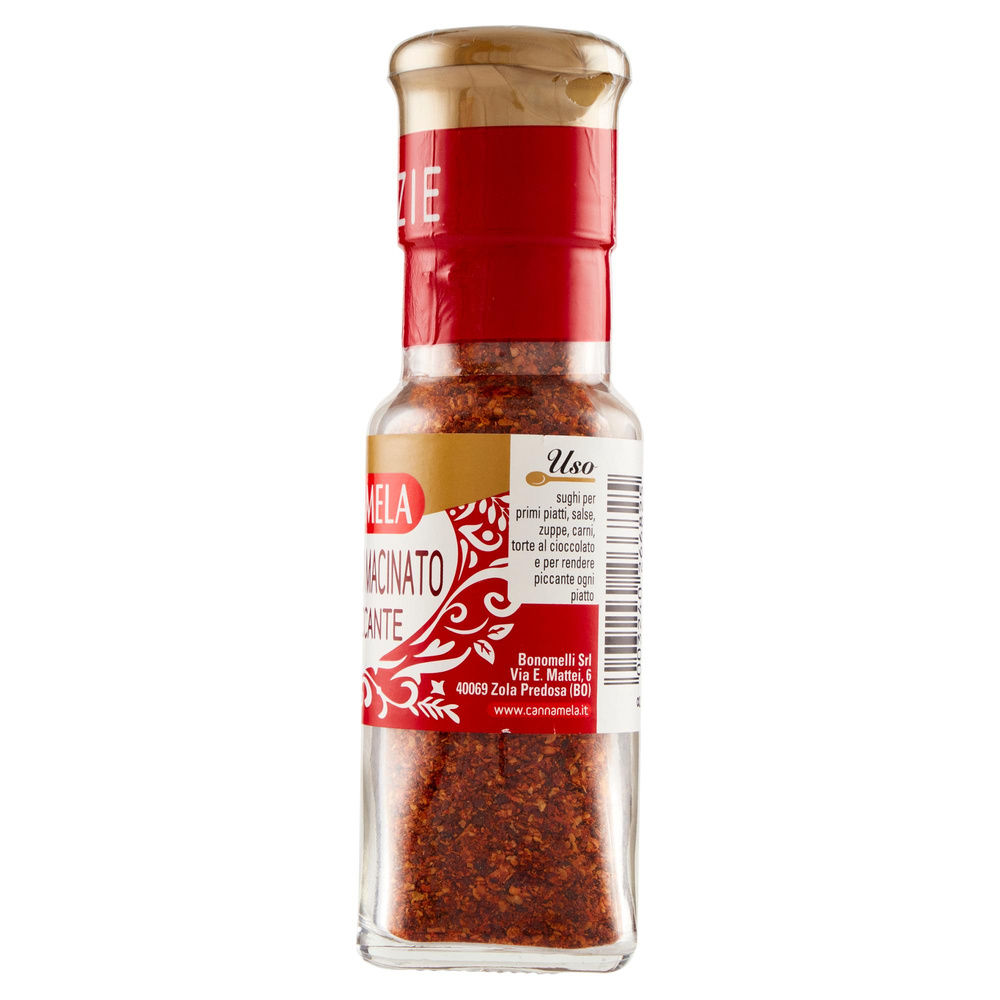 PEPERONCINO MACINATO EXTRA PICCANTE MAXI ORO VASO VETRO G 50 - 4