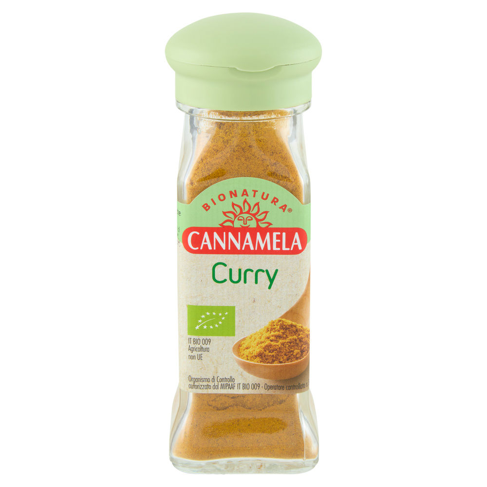 CURRY POWDER BIONATURA CANNAMELA VASO VETRO G 52 - 2