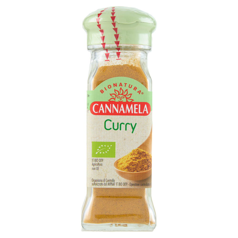 CURRY POWDER BIONATURA CANNAMELA VASO VETRO G 52 - 3