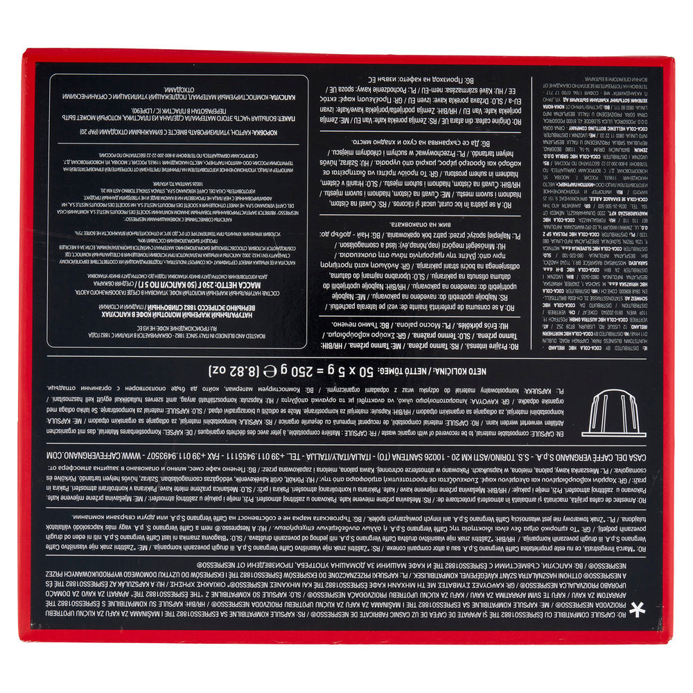 ÈSPRESSO CREMOSO COMPOSTABILE CAFFE' VERGNANO SCATOLA 50 CAPSULE XG 5 - 1